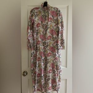 Block Print Shirt Dress